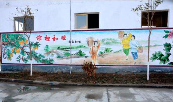 红河乡镇文化墙 乡风文明焕发新活力