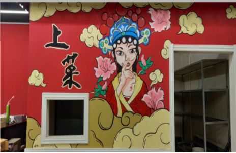 红河墙体彩绘的发展和应用