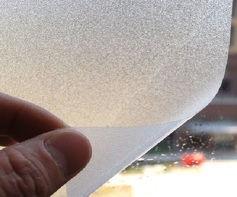 红河玻璃门外面粘广告用什么材料好？